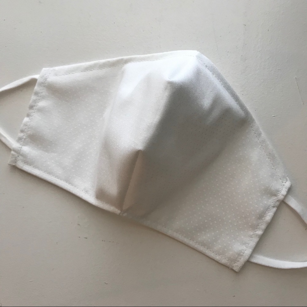 Adjustable White Dots Face Mask